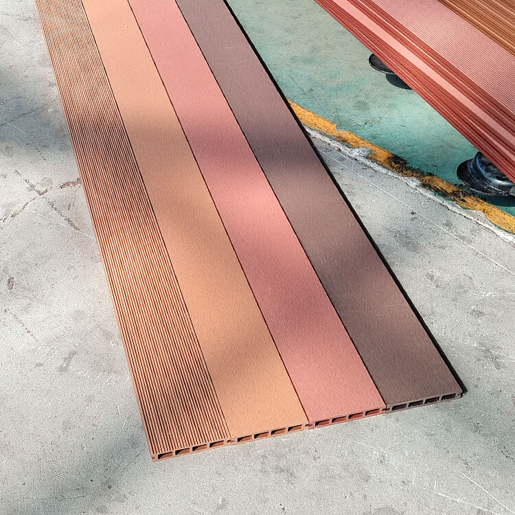 Panel dinding eksterior WPC Outdoor Wood Plastic Composite dengan ketahanan cuaca dan pemasangan yang mudah