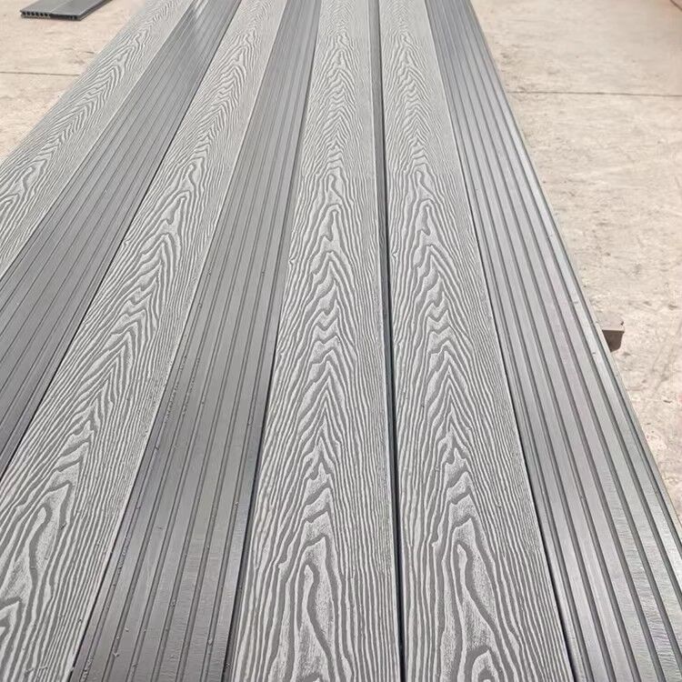 Nyaman untuk Memasang Ubin Lantai Piso Deck Wpc Decking Wpc 40x40 untuk Decking Teras
