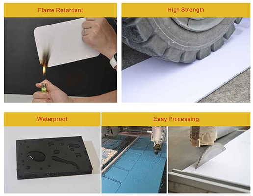 Papan Busa PVC 8mm Papan Busa Putih 4x8 Panel Papan Busa PVC Tahan Air