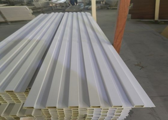 Kayu Butir PVC Panel Dinding WPC Panel Dinding Bergalur Panel Dinding WPC 3D