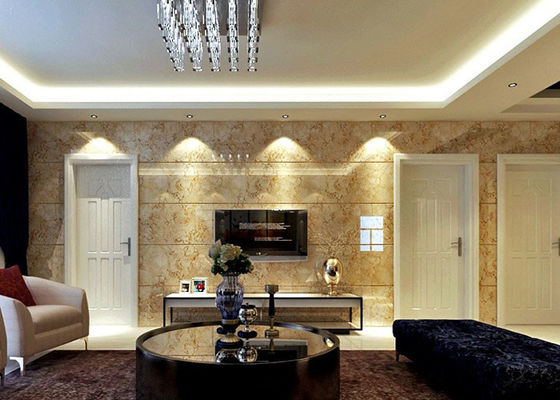 1220x2440 PVC Lembaran Marmer Imitasi Lembar Dinding Papan Alternatif Tahan Air