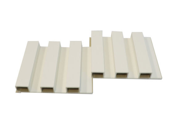 Kayu Butir Laminasi Warna Interior Panel Dinding WPC Panel Dinding Dekorasi Interior
