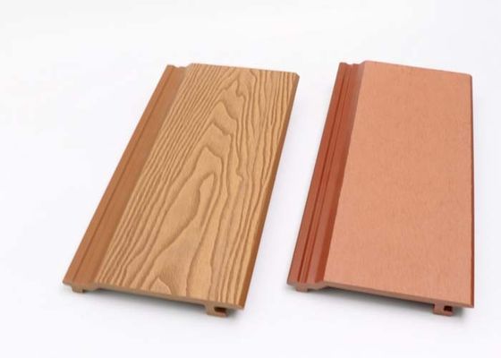 Dekorasi Dinding Luar Ruangan Eksterior WPC Wall Panel 219mmx26mm Wall Cladding