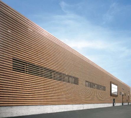 Dekorasi Dinding Luar Ruangan Eksterior WPC Wall Panel 219mmx26mm Wall Cladding