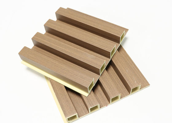 2.9m 160x24mm Interior Panel Dinding WPC Alternatif Kayu Untuk Dekorasi Rumah