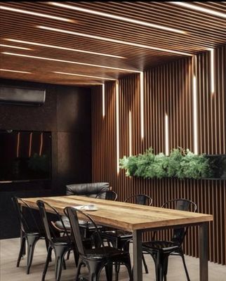 Kayu Butir PVC Panel Dinding WPC Panel Dinding Bergalur Panel Dinding WPC 3D