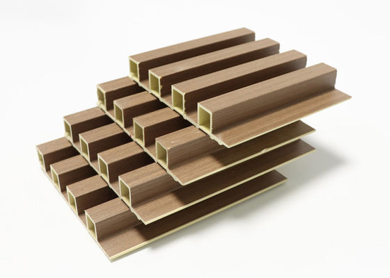 Plastic Composite Fluted Interior WPC Wall Panel Cladding Indoor Wall Decorative