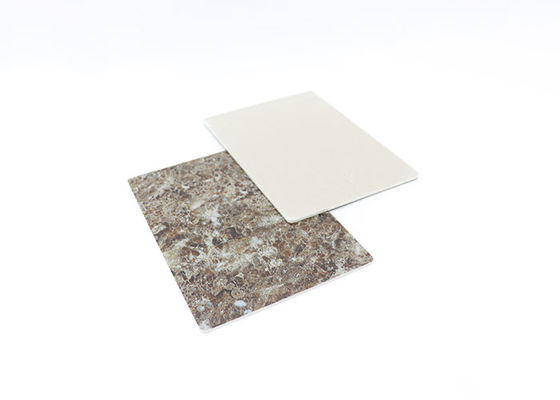 1220x2440mmx3mm Lembar Marmer PVC 3D Printing Panel UV Dekoratif