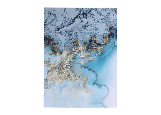 1220x2440mmx3mm Lembar Marmer PVC 3D Printing Panel UV Dekoratif