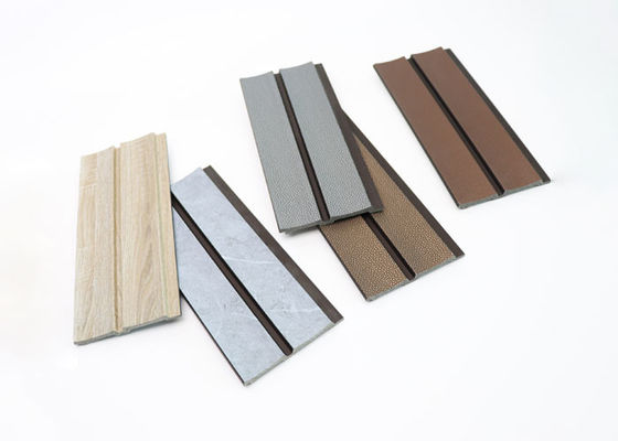 Panel Dinding Polystyrene Tahan Air Interior Papan Dinding Biji-bijian Kayu Dekoratif