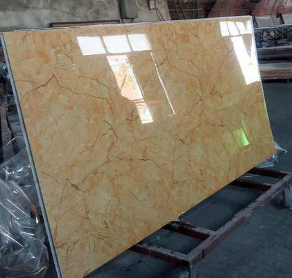 Marmer Alternatif Dekorasi Interior Lembar Marmer PVC UV 1220x2800x3mm