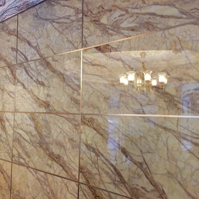 Marmer Alternatif Dekorasi Interior Lembar Marmer PVC UV 1220x2800x3mm