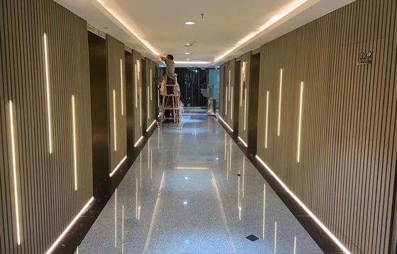 Co Exterior Exterior WPC Wall Panel 219x26mm Panel Dinding Luar