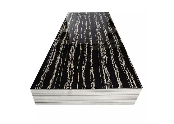 3mm 4x8 PVC UV Marble Sheet Untuk Dekorasi Dinding Dalam Ruangan