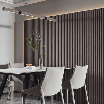 Gaya Baru Mudah Menginstal Dekorasi Dalam Ruangan WPC 3D Wall Cladding Wall Panel
