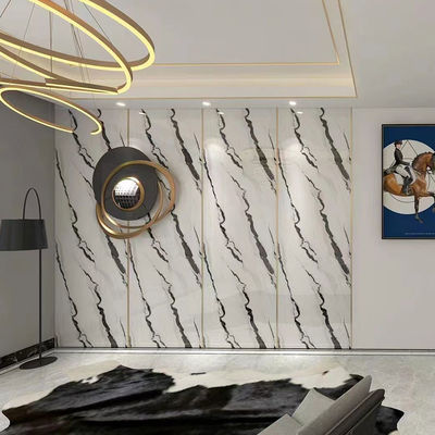 3mm 4x8 PVC UV Marble Sheet Untuk Dekorasi Dinding Dalam Ruangan