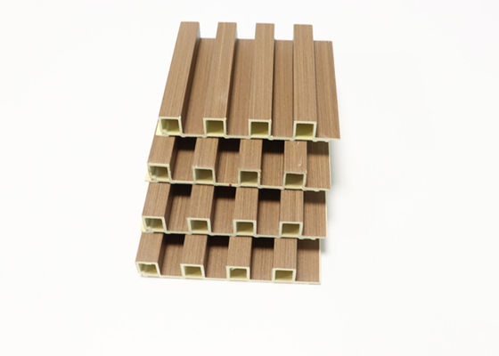 Pemasangan Cepat Cladding Panel Dinding WPC Tahan Api Untuk Dekorasi Interior 192mm x 14mm