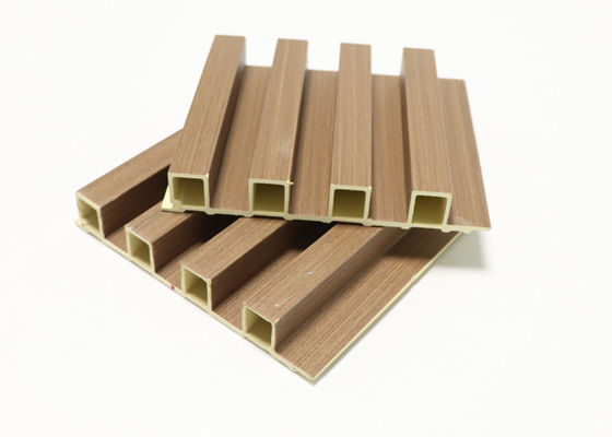 Pemasangan Cepat Cladding Panel Dinding WPC Tahan Api Untuk Dekorasi Interior 192mm x 14mm