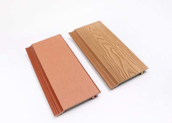 WPC Wood Plastic Composite Flooring Decking Deco Board Untuk Dekorasi Taman Luar Ruangan