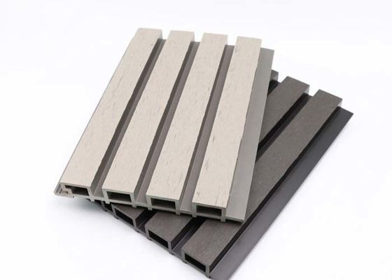 Panel Dinding Eksterior Komposit Plastik Kayu Co Extruded WPC Cladding Panel Bergalur