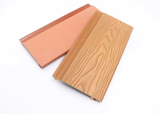 Panel Dinding Eksterior Komposit Plastik Kayu Co Extruded WPC Cladding Panel Bergalur