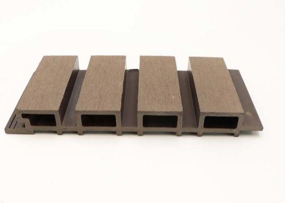 Panel Dinding Eksterior Komposit Plastik Kayu Luar Panel Dinding PVC WPC