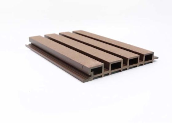 Panel Dinding Eksterior Komposit Plastik Kayu Luar Panel Dinding PVC WPC