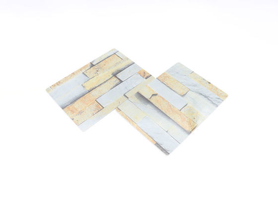 Dekorasi Dinding Interior Lembaran Marmer PVC 3D Printing UV Board