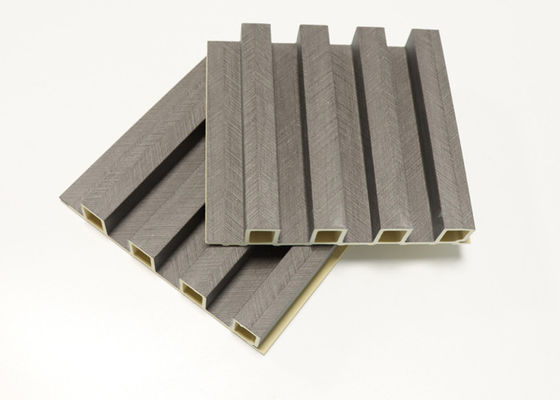 Kayu Plastik Komposit Interior Panel Dinding WPC Panel Dinding WPC Dalam Ruangan