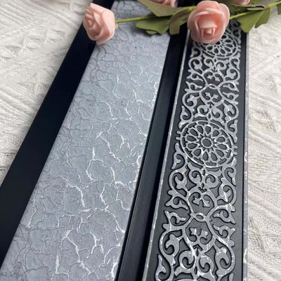 Tahan Air Dekorasi Interior PS 3D Panel Dinding Kayu Cornice Moulding