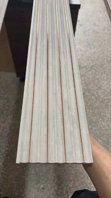 Tahan Air Dekorasi Interior PS 3D Panel Dinding Kayu Cornice Moulding