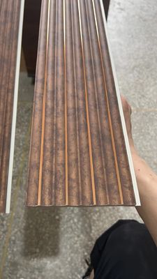 Tahan Air Dekorasi Interior PS 3D Panel Dinding Kayu Cornice Moulding