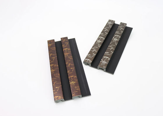 Panel Dinding Dekoratif Warna Kayu Polystyrene 3d Ps Fluted Wall Panel Wallboard