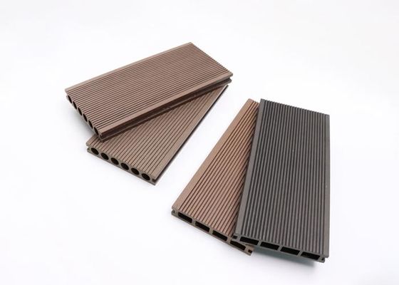 Panel Dinding Eksterior Kayu Komposit Kayu Plastik WPC Wall Cladding PE Co Extrusion