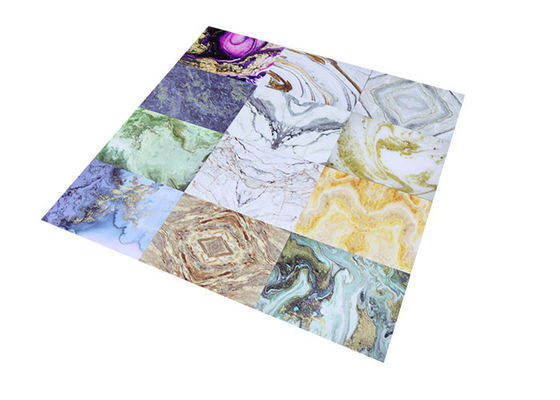 1220x2800x3mm PVC Marble Sheet Wall Decorative UV Board Untuk Arab Saudi