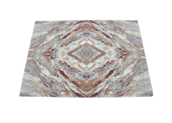 High Glossy 4x8 Marmer Alternatif Lembaran Marmer PVC Lembaran Plastik Fleksibel UV