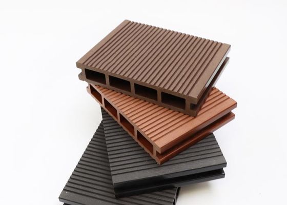 Co Exterior Exterior WPC Decking Hollow Composite Decking Board