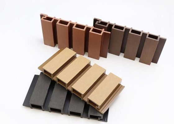 Esay Untuk Memasang Panel PS 3D Wood Fluted PS Wall Panel Exterior