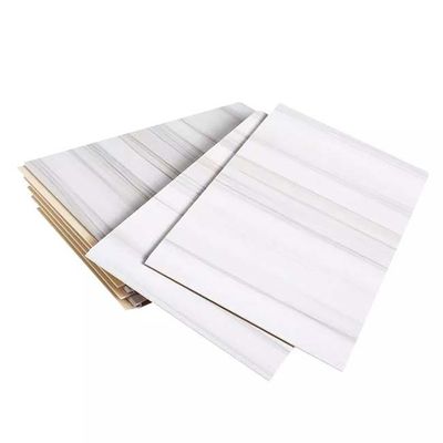 Papan Plafon PVC Laminasi Panel PVC Putih Murni Panel Dinding Plafon PVC Matte Putih