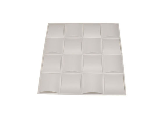 Panel Dinding 3D Dekoratif 500x500mm PVC Home Diamond Gold Wall Panel