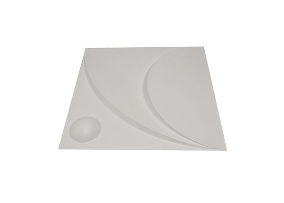 PVC Resin Panel Dinding Interior 3D Tahan Air Rumah Dekoratif Untuk Dinding
