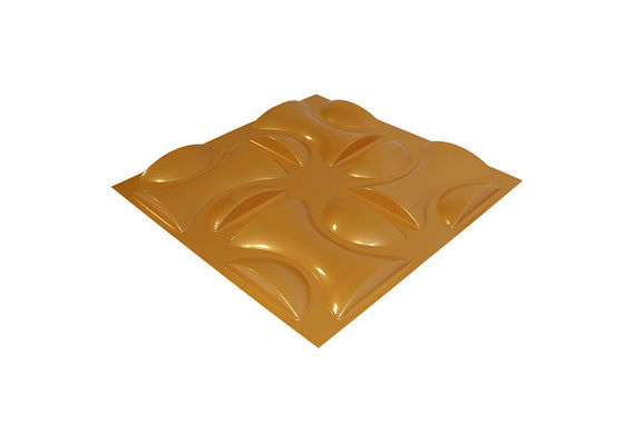 PVC Resin Panel Dinding Interior 3D Tahan Air Rumah Dekoratif Untuk Dinding