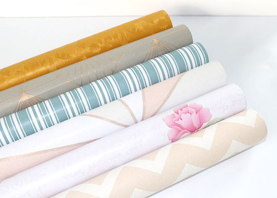 Vinyl Self Adhesive PVC Kertas Dinding Gulungan Dekorasi Rumah Mewah