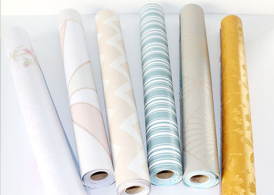 Vinyl Self Adhesive PVC Kertas Dinding Gulungan Dekorasi Rumah Mewah
