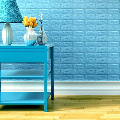 3D PE Foam Wallpaper Self Adhesive Wallpaper Untuk Dekorasi Rumah