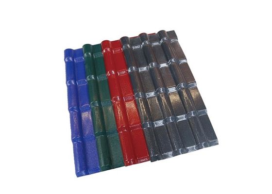 ASA Resin Sintetis Genteng PVC Lembar Atap Plastik UPVC Bergelombang