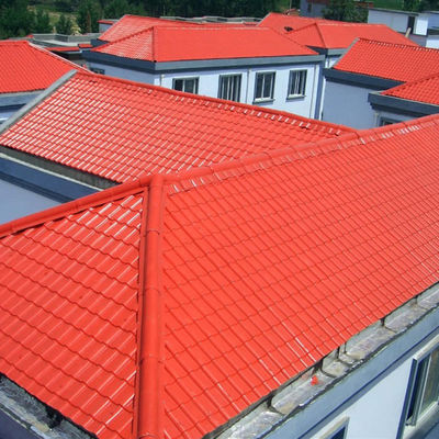 Asa Resin Sintetis Genteng Genteng Sirap PVC Bergelombang Lembaran Atap Plastik UPVC
