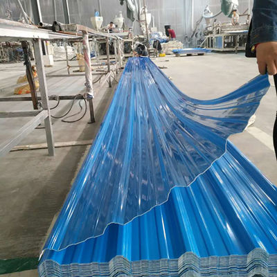 Asa Resin Sintetis Genteng Genteng Sirap PVC Bergelombang Lembaran Atap Plastik UPVC