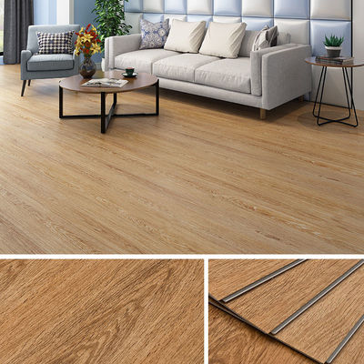 Waterproof 5mm SPC Flooring 4mm SPC Klik Lantai Ubin Lantai Plastik