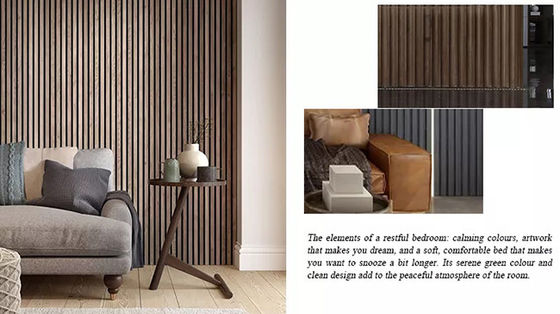 Dekorasi Interior Panel Dinding Polystyrene 200mm Panel Dinding PVC Panel Cladding Dinding PS